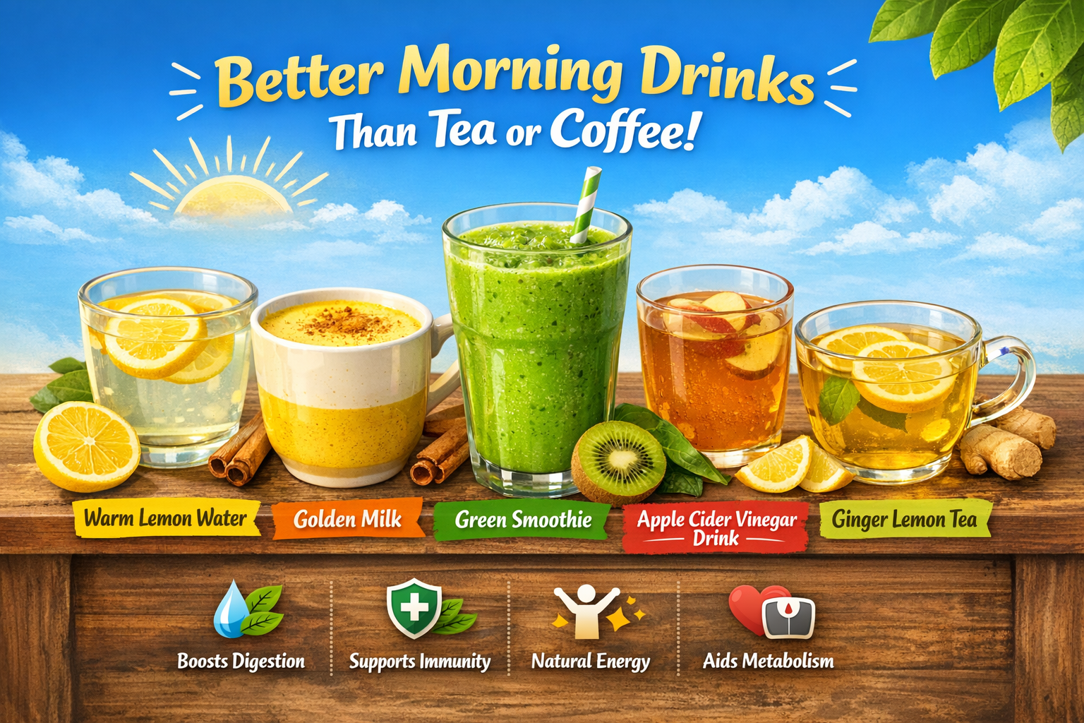 Better Morning Drinks Than Tea or Coffee